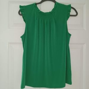 Green sleeveless top